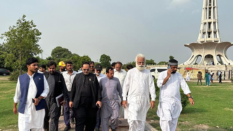 MQi Leaders Visit Minar-e-Pakistan for Milad Conference 2025
