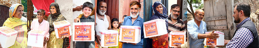 MWF Distributed Qurbani Meat to Thousands of Deserving Families