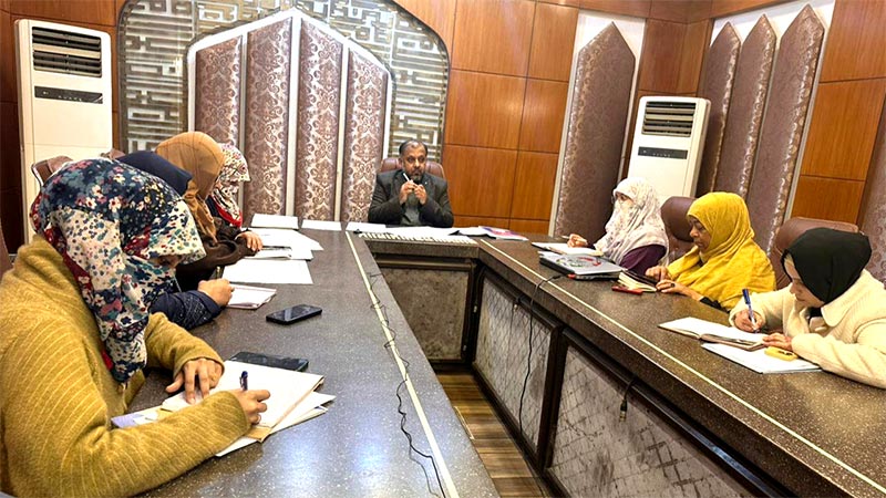 Minhaj-ul-Quran Women League conducted an important meeting with Group Head MWL, respected Colonel Khalid Javed