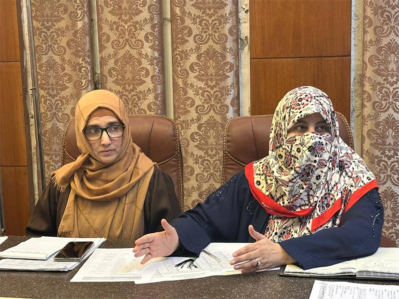 Minhaj-ul-Quran Women League conducted an important meeting with Group Head MWL, respected Colonel Khalid Javed