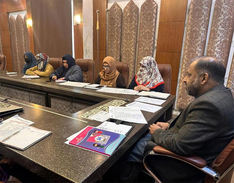 Minhaj-ul-Quran Women League conducted an important meeting with Group Head MWL, respected Colonel Khalid Javed