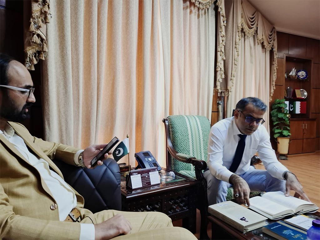A delegation from Minhaj Youth League, Bahrain, met with H.E. Saqib Rauf, Ambassador of Pakistan to Bahrain