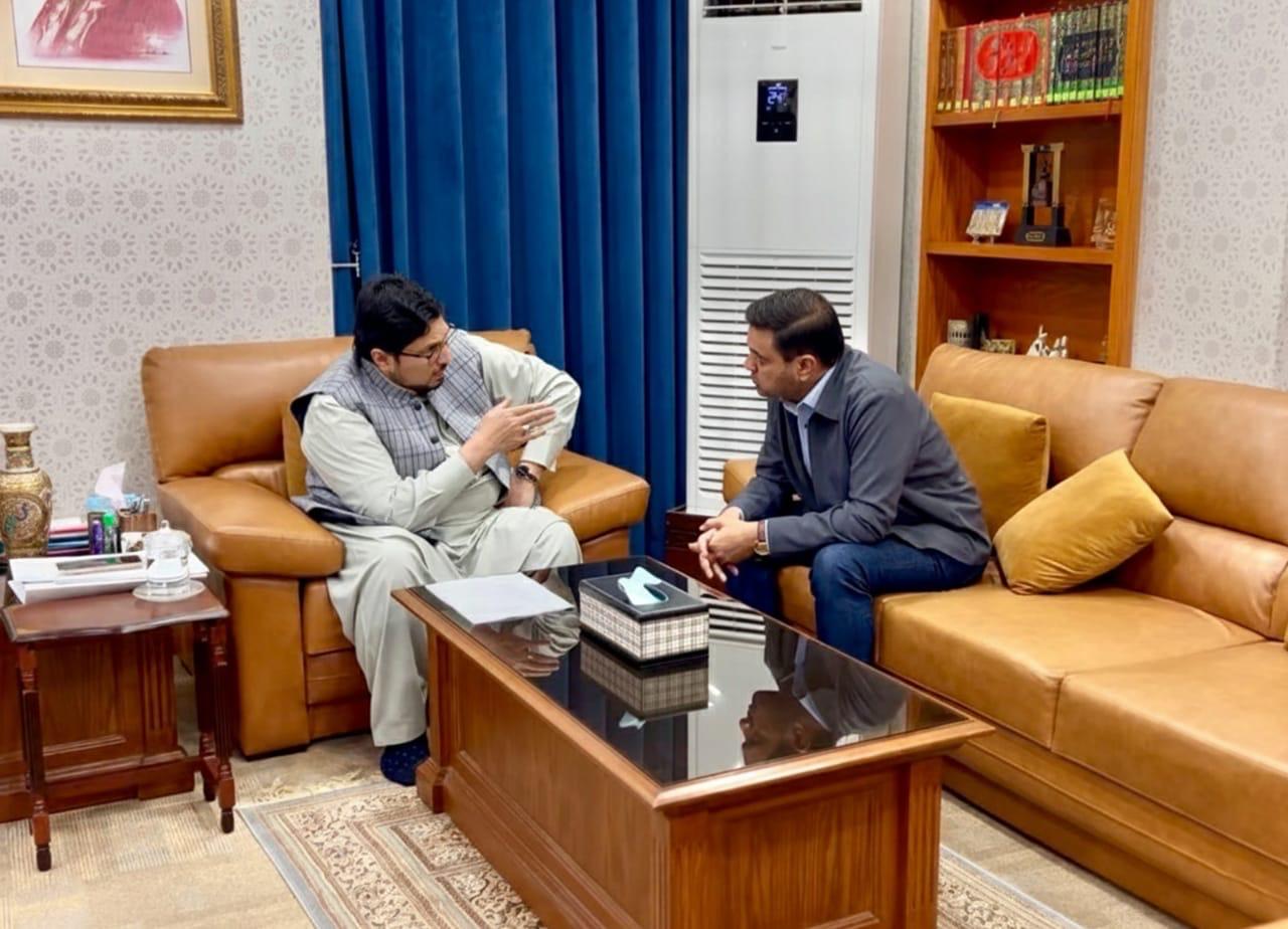 Mian Imran Ali meets Dr Hussain Mohi ud Din Qadri