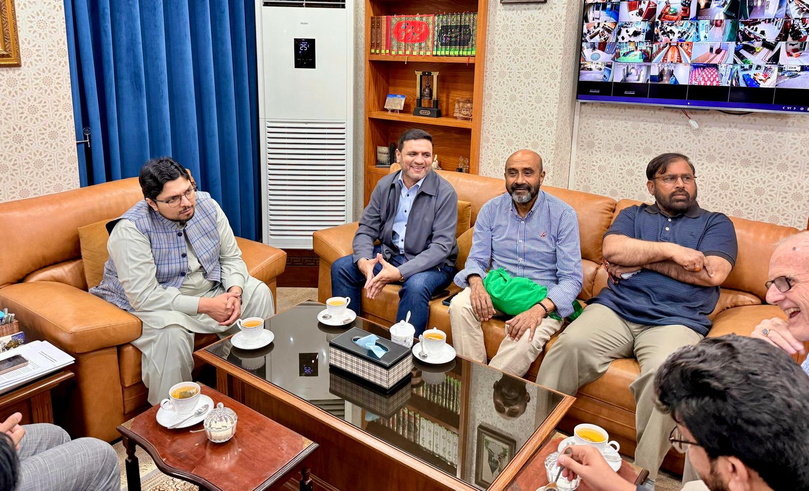 Mian Imran Ali meets Dr Hussain Mohi ud Din Qadri