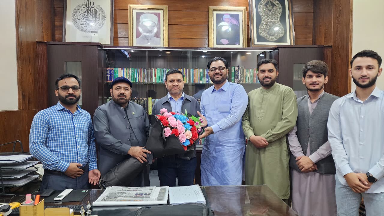 Mian Imran Ali meets Dr Hussain Mohi ud Din Qadri