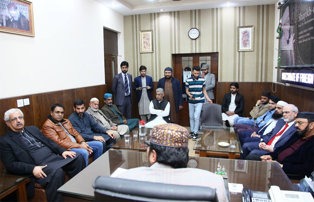 Minhaj ul Quran leaders from abroad meet with Dr Hussain Qadri