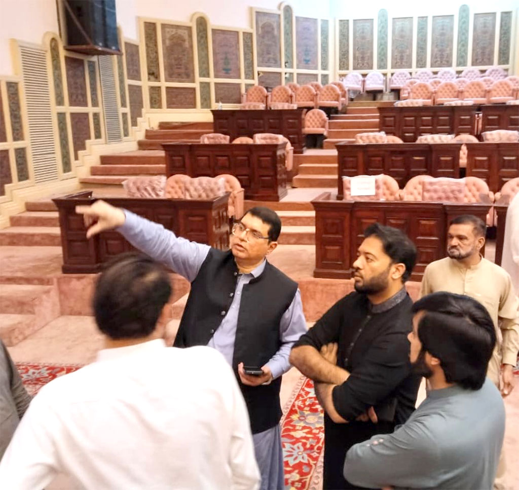 Minhaj-ul-leaders visit Aiwan-e-Iqbal for milad preparation 2025