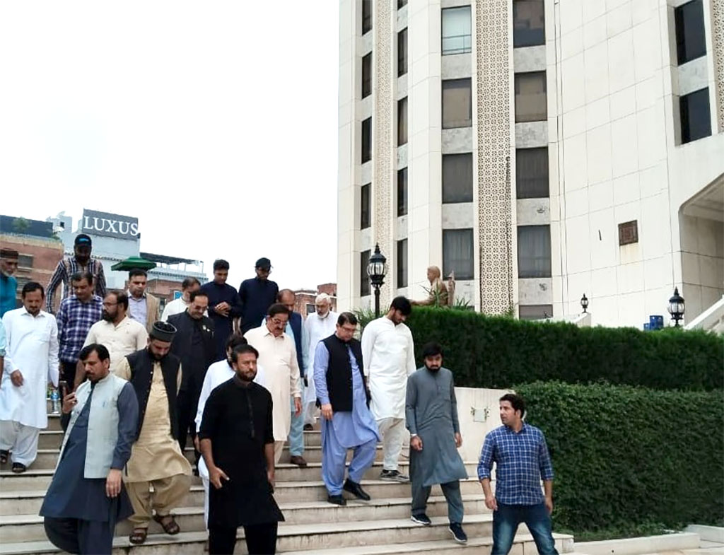 Minhaj-ul-leaders visit Aiwan-e-Iqbal for milad preparation 2025