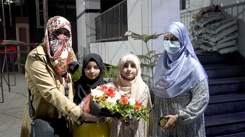 Mrs fizza hussain qadri visit aaghosh orphan care home