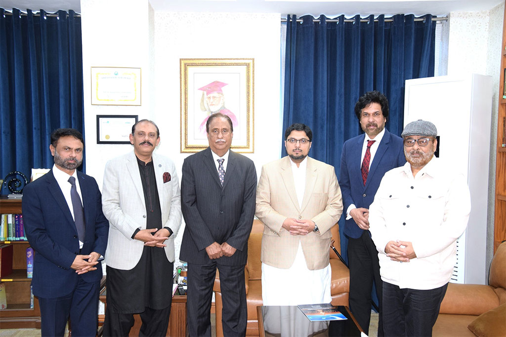 PCJCCI President Nazir Hussain Visits Minhaj University Lahore to Strengthen Academic & Economic Ties