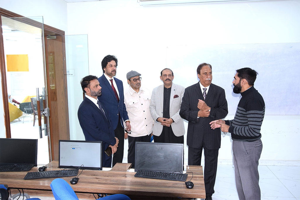 PCJCCI President Nazir Hussain Visits Minhaj University Lahore to Strengthen Academic & Economic Ties