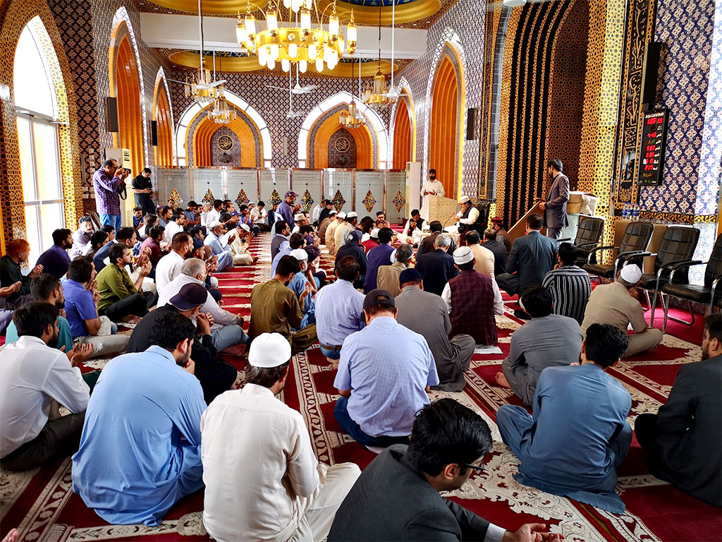 Prayer ceremony of haji Muhammad shafi at Minhaj University Lahore 2025