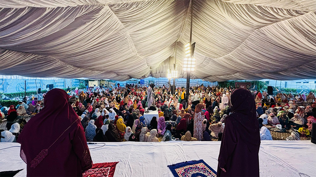 Salat Camp organized by MWL during Itikaf City 2025