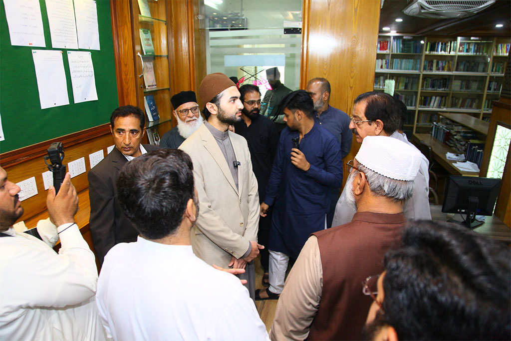 Shaykh Ahmad Mustafa al-Arabi al-Qadri Visits College of Shariah and E-Learning Department at MQI