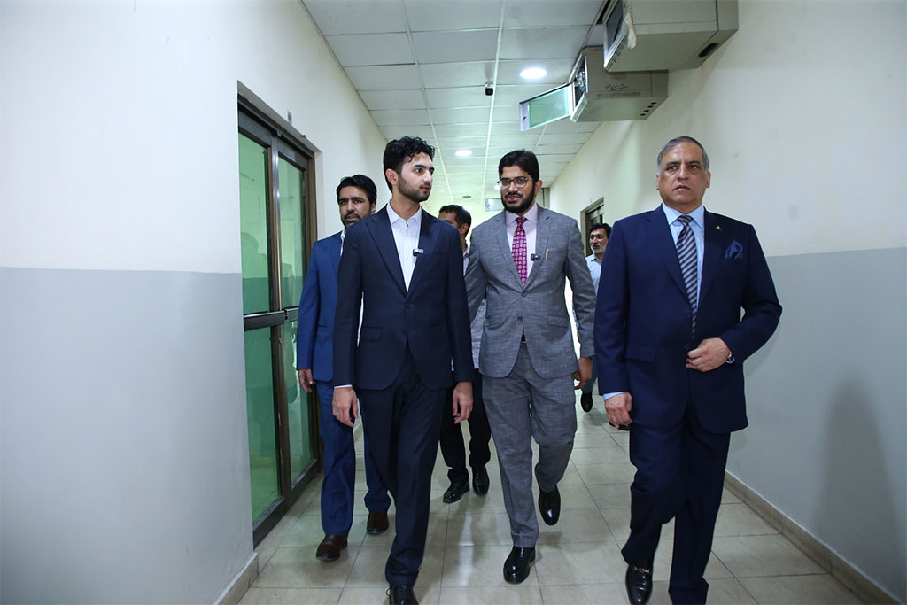 Shaykh Ahmad Mustafa al-Qadri Visits Minhaj University Lahore