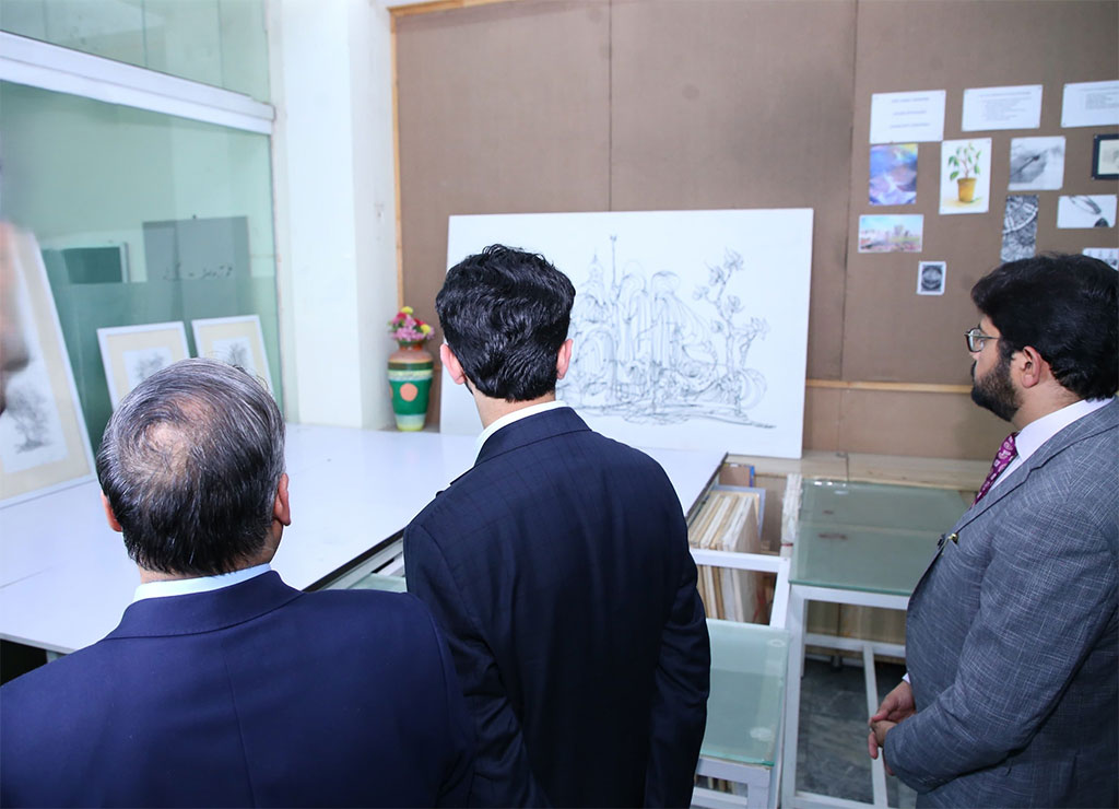 Shaykh Ahmad Mustafa al-Qadri Visits Minhaj University Lahore