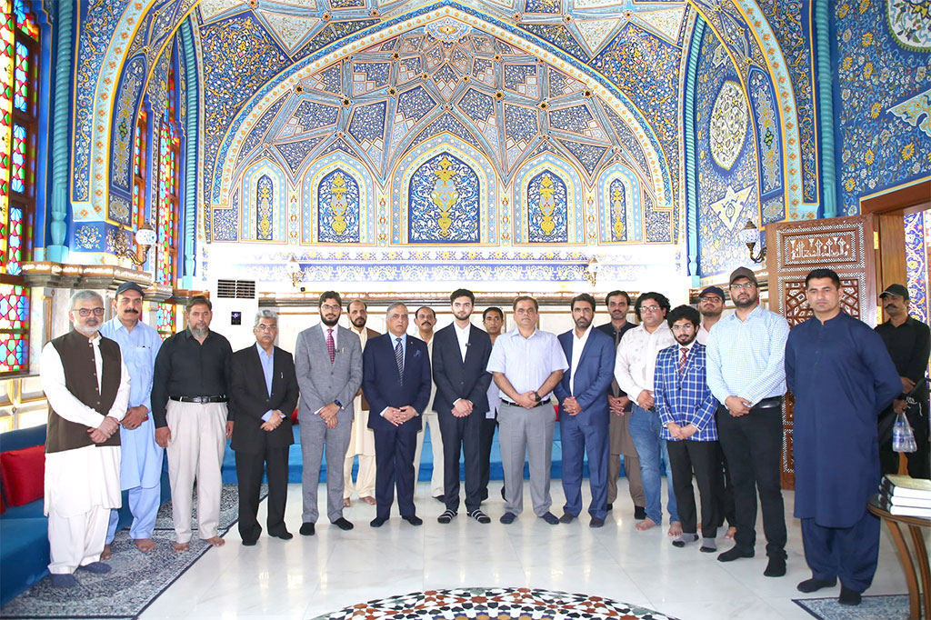 Shaykh Ahmad Mustafa al-Qadri Visits Minhaj University Lahore