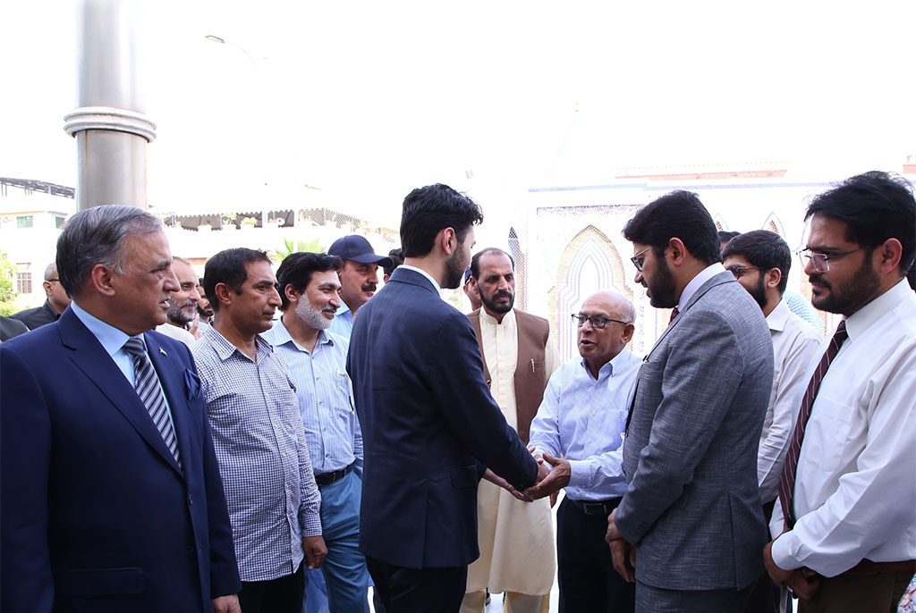 Shaykh Ahmad Mustafa al-Qadri Visits Minhaj University Lahore