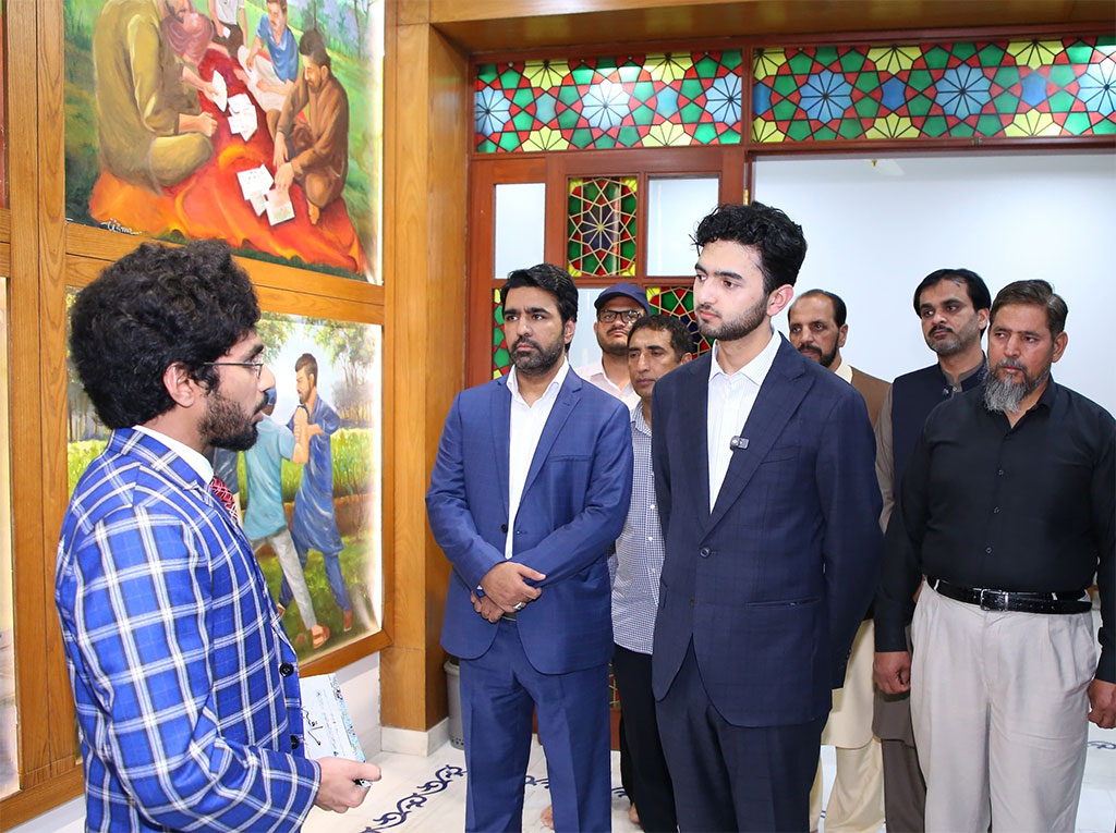Shaykh Ahmad Mustafa al-Qadri Visits Minhaj University Lahore