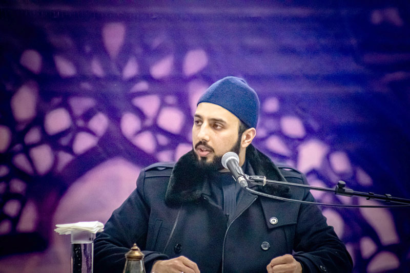 Shaykh Hammad Mustafa al-Madani al-Qadri addresses al-Isrāʾ w’al-Miʿrāj at MQI London, UK