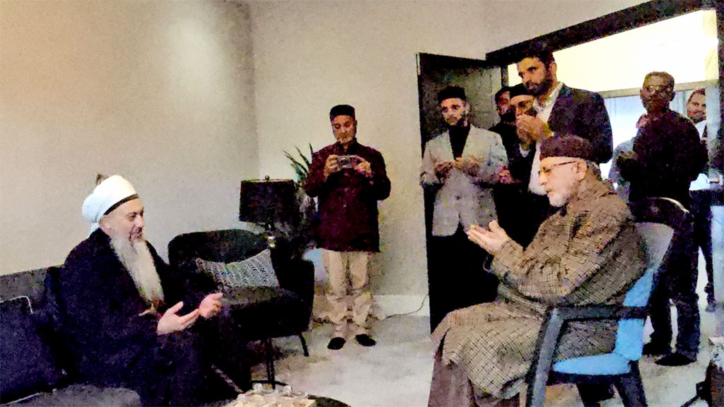 Shaykh Nour Mohammad Kabbani visits His Eminence Shaykh-ul-Islam Dr Muhammad Tahir-ul-Qadri