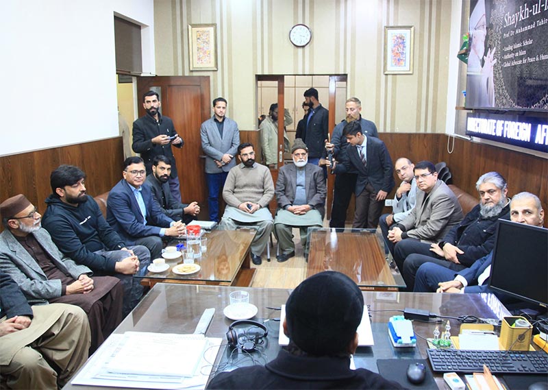 business delegation visit minhaj-ul-quran secretariat ibrahim sheikh