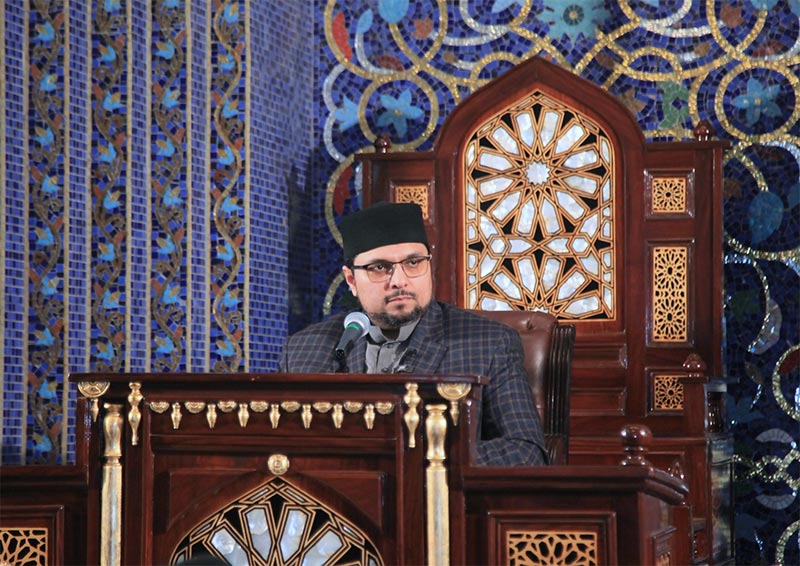 dr hussain qadri jumma address jamia shaykh-ul-islam lahore
