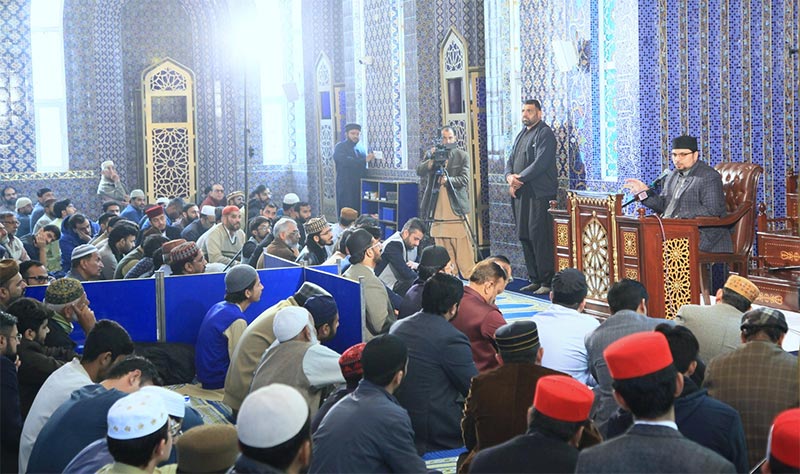 dr hussain qadri jumma address jamia shaykh-ul-islam lahore