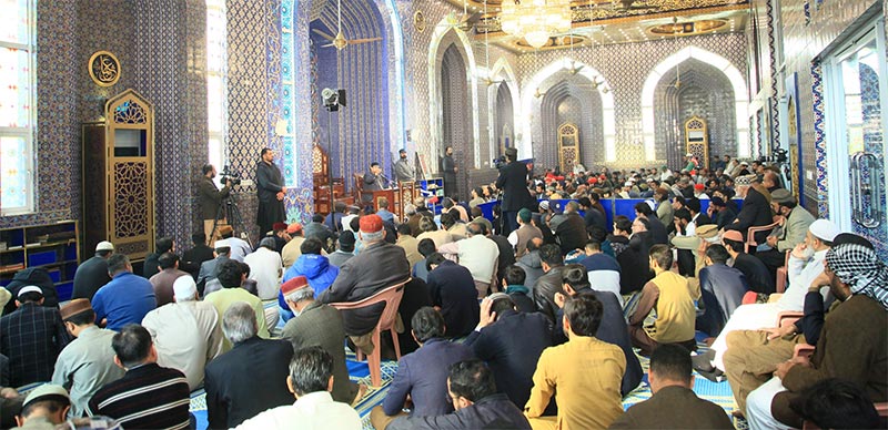dr hussain qadri jumma address jamia shaykh-ul-islam lahore