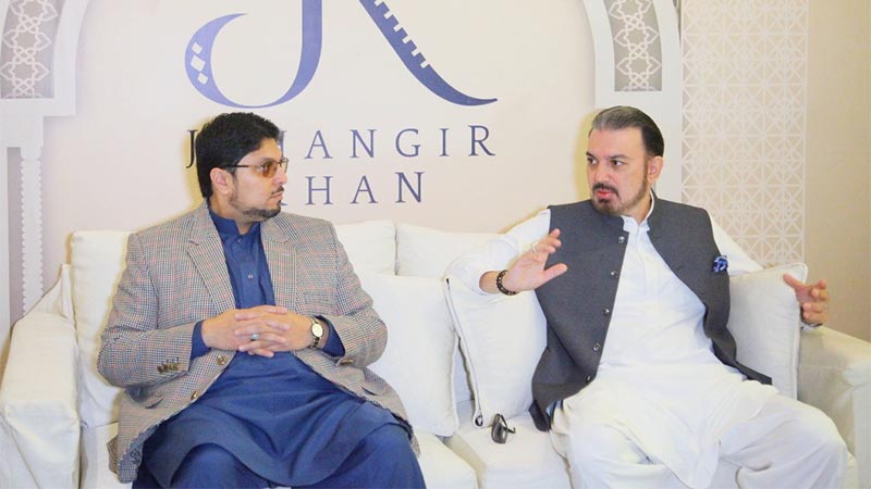 dr hussain qadri meets chairman di khan new city