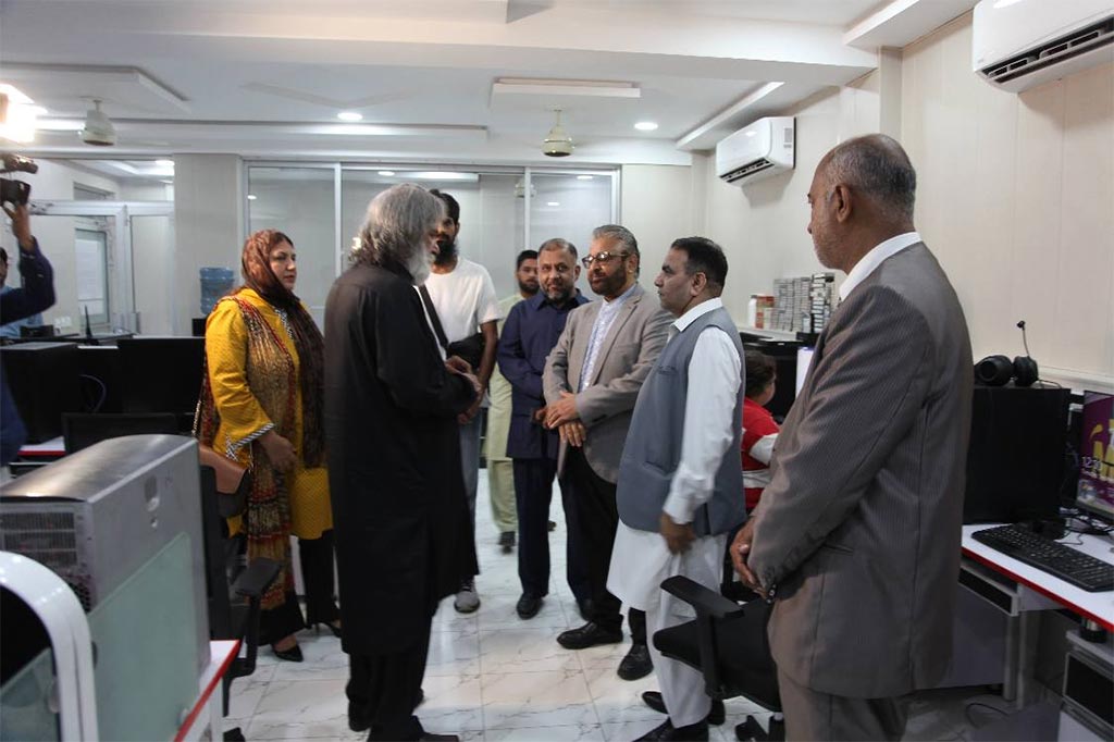 murshid masood qazi visit minhaj ul quran