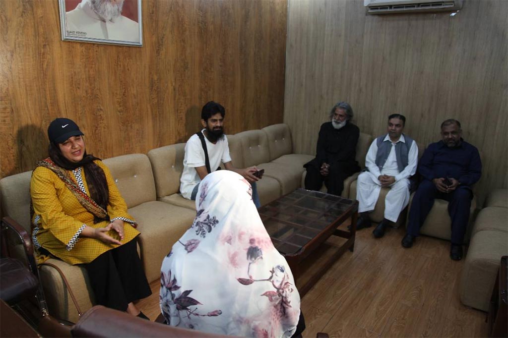 murshid masood qazi visit minhaj ul quran
