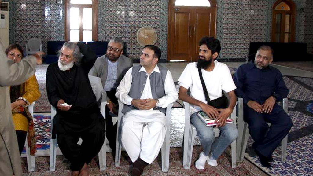 murshid masood qazi visit minhaj ul quran