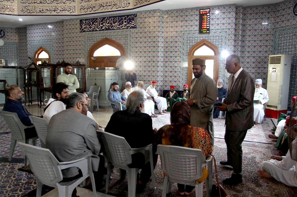 murshid masood qazi visit minhaj ul quran