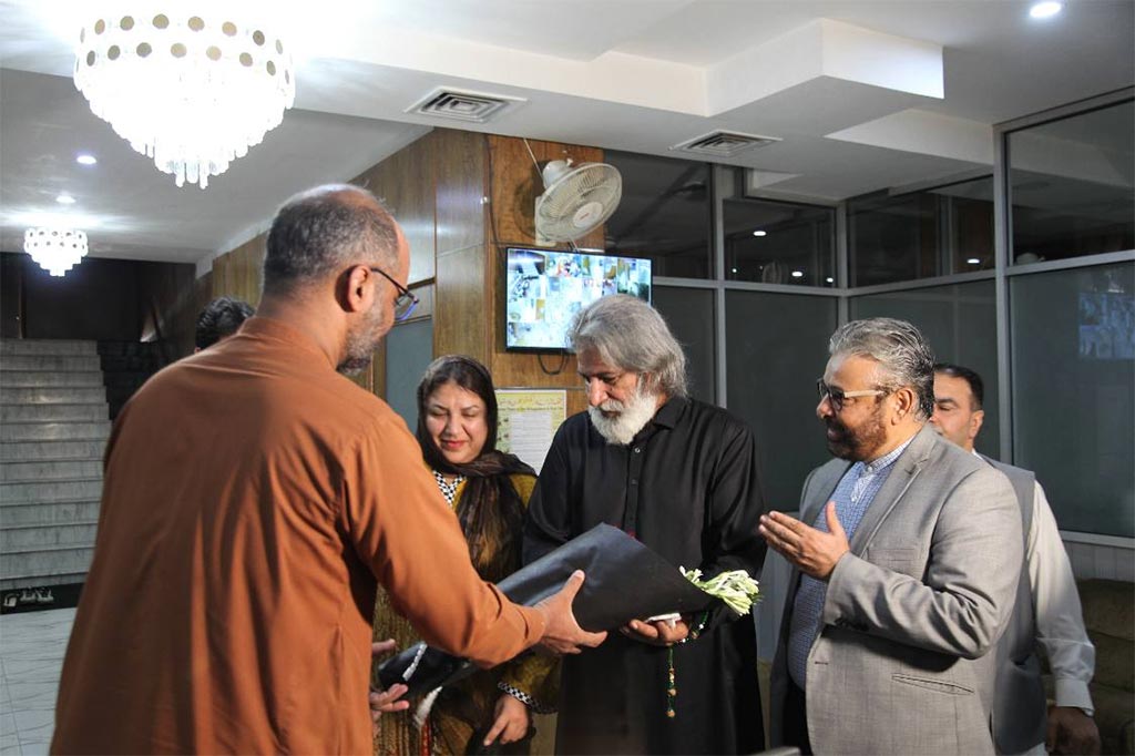 murshid masood qazi visit minhaj ul quran
