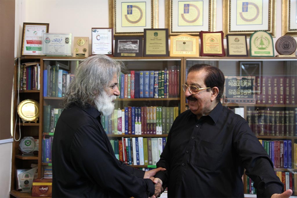 murshid masood qazi visit minhaj ul quran