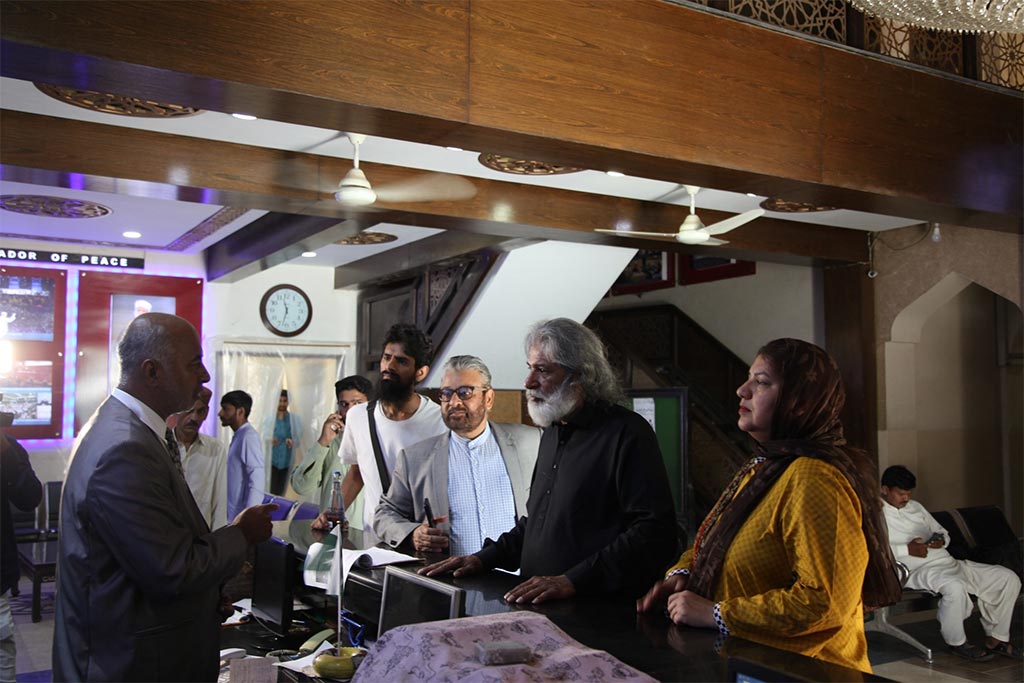 murshid masood qazi visit minhaj ul quran
