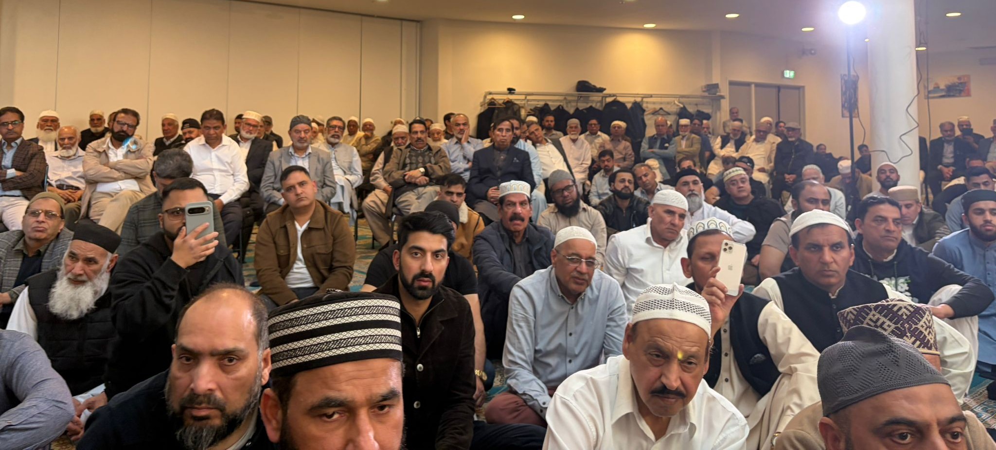 Dr Tahir ul Qadri Addresses Gathering After Friday Prayer in Oslo image4