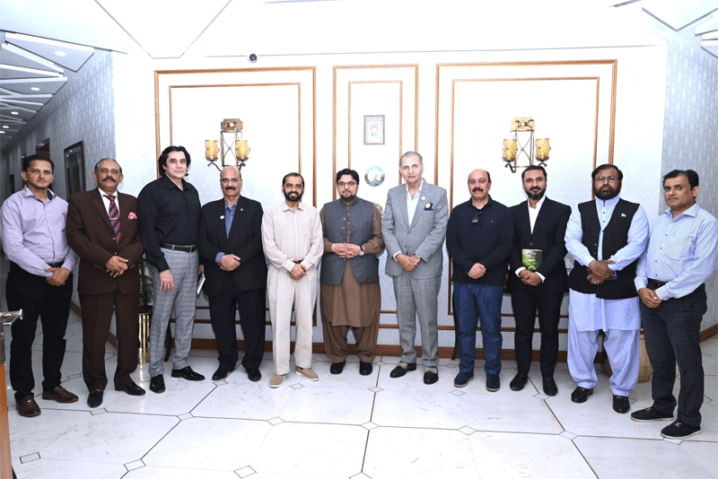 Business Delegation Visits MUL Meets Prof Dr Hussain Qadri