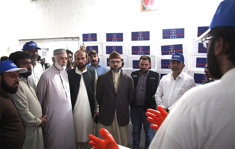 Dr Hassan Qadri Visits Central Qurbani Facility