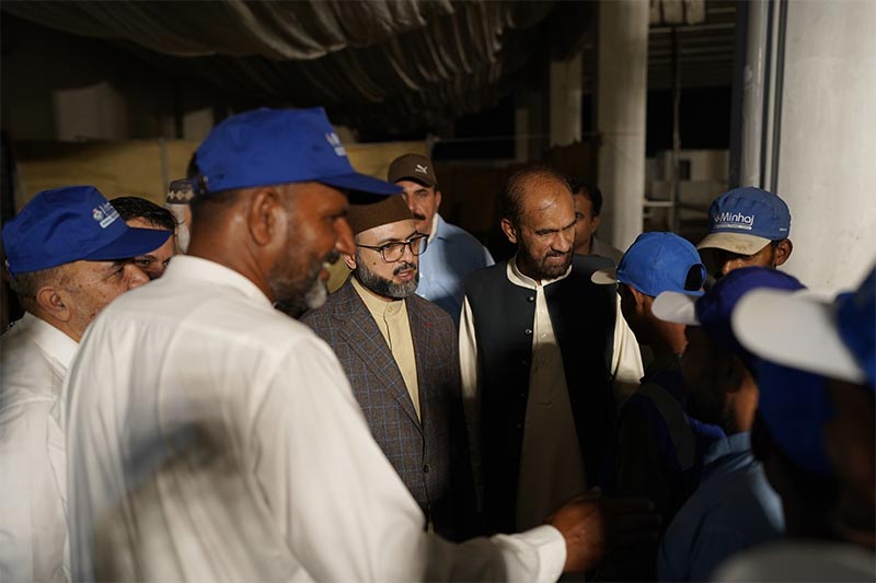 Dr Hassan Qadri Visits Central Qurbani Facility