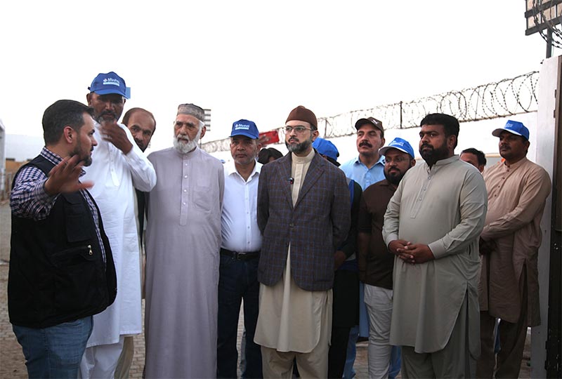 Dr Hassan Qadri Visits Central Qurbani Facility