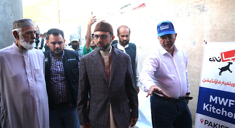 Dr Hassan Qadri Visits Central Qurbani Facility
