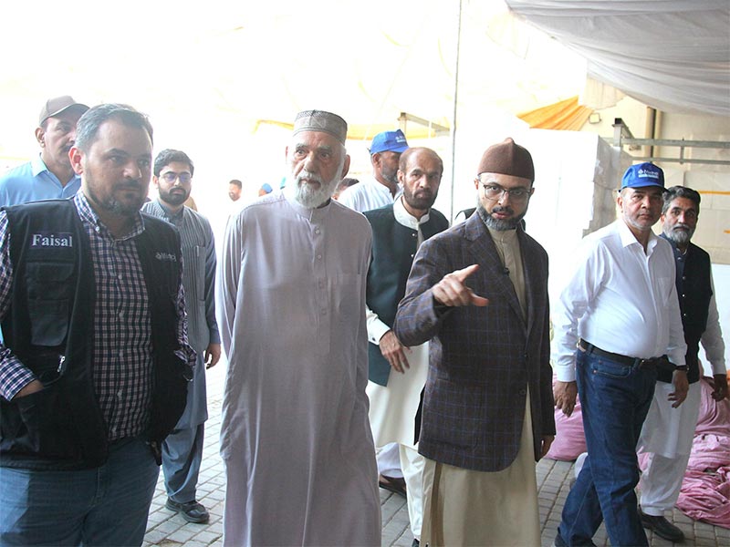 Dr Hassan Qadri Visits Central Qurbani Facility