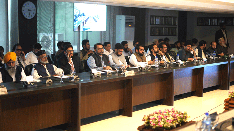 Dr Hussain Mohiuddin Qadri Addresses LCCI on Islamic Economy
