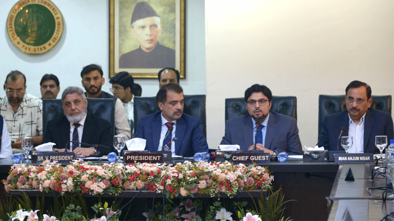 Dr Hussain Mohiuddin Qadri Addresses LCCI on Islamic Economy