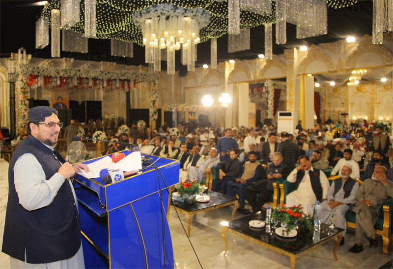 Dr Hussain Qadri Addresses Mass Wedding Host by MWF
