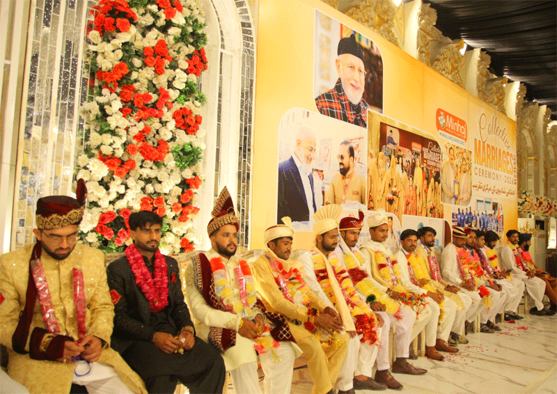 Dr Hussain Qadri Addresses Mass Wedding Host by MWF