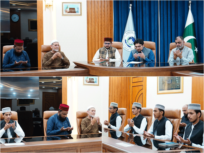 Dr Hussain Qadri Meets Graduates of Tahfeez ul Quran Institute