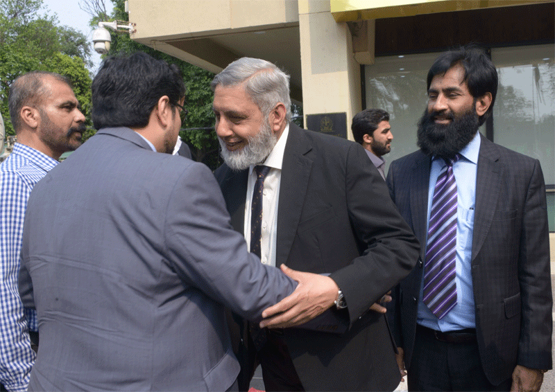 Dr Hussain Qadri at Lahore Chamber of Commerce